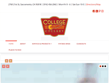 Tablet Screenshot of collegecyclery.biz